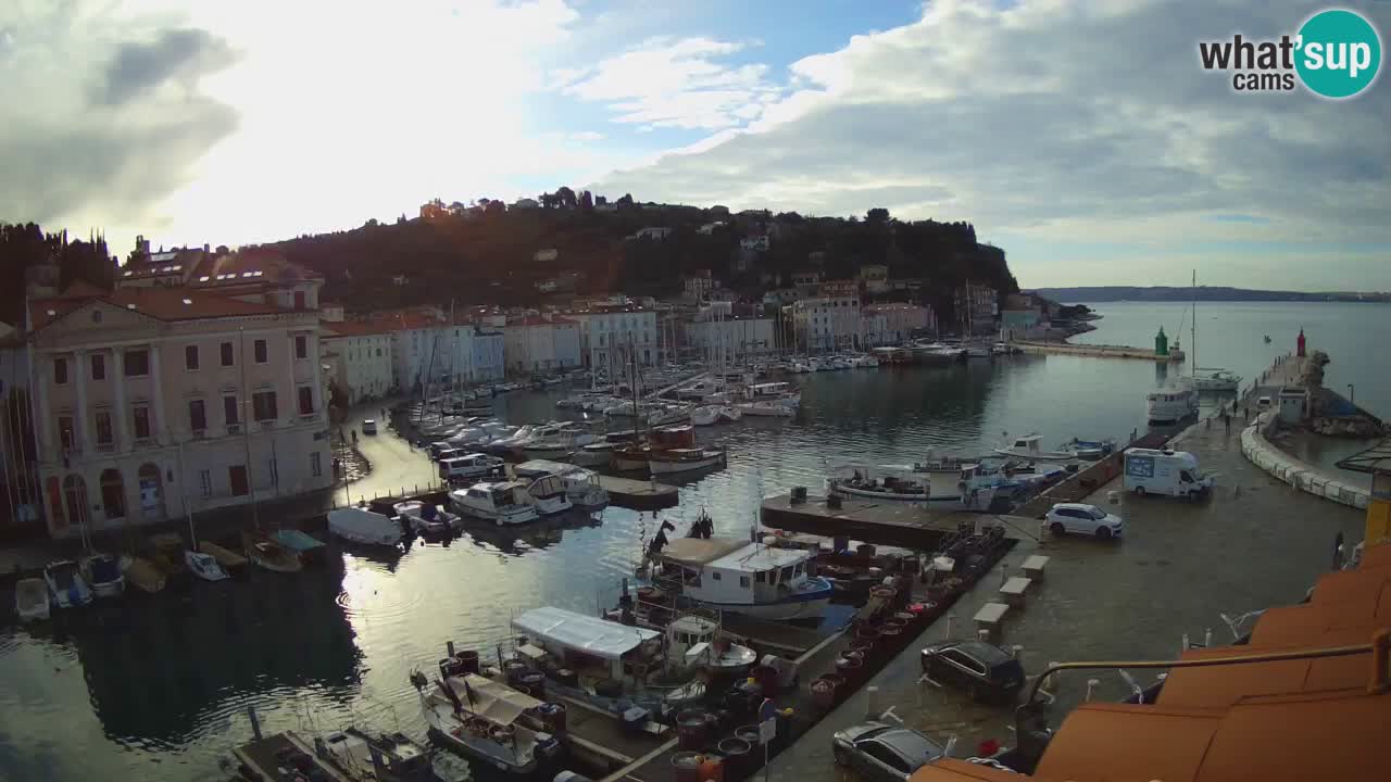 Web kamera uživo iz Pirana “Mandrač” – Nevjerojatan pogled uživo iz Ville Piranesi