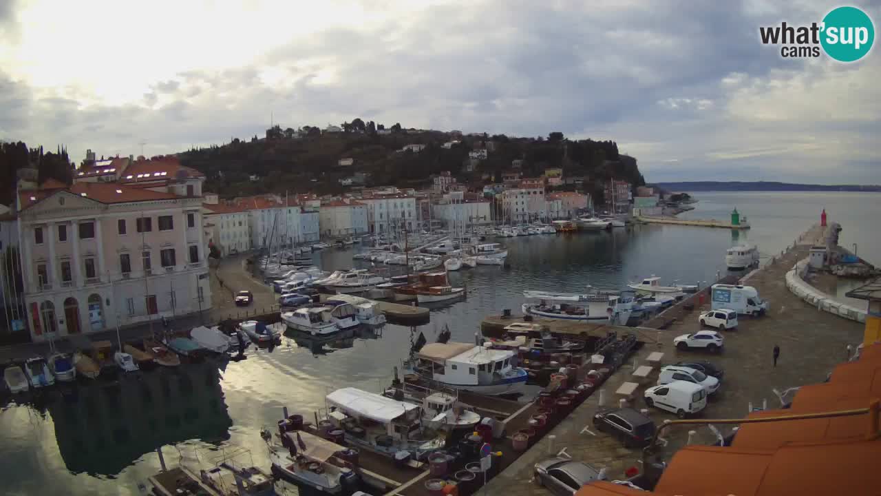 Live webcam from Piran “Mandrač” – Amazing live view from Villa Piranesi