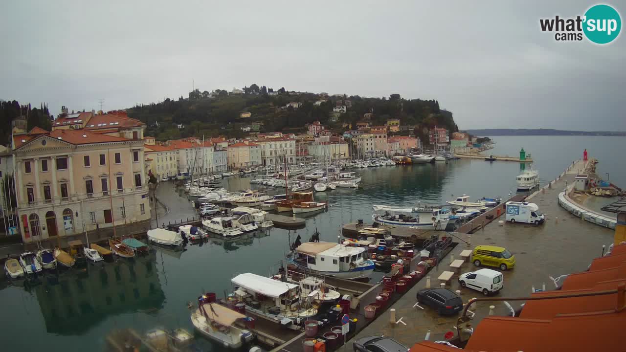Cámara web en vivo desde Piran “Mandrač” – Increíble vista en vivo desde Villa Piranesi