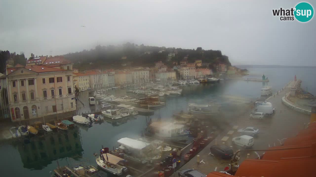 Cámara web en vivo desde Piran “Mandrač” – Increíble vista en vivo desde Villa Piranesi