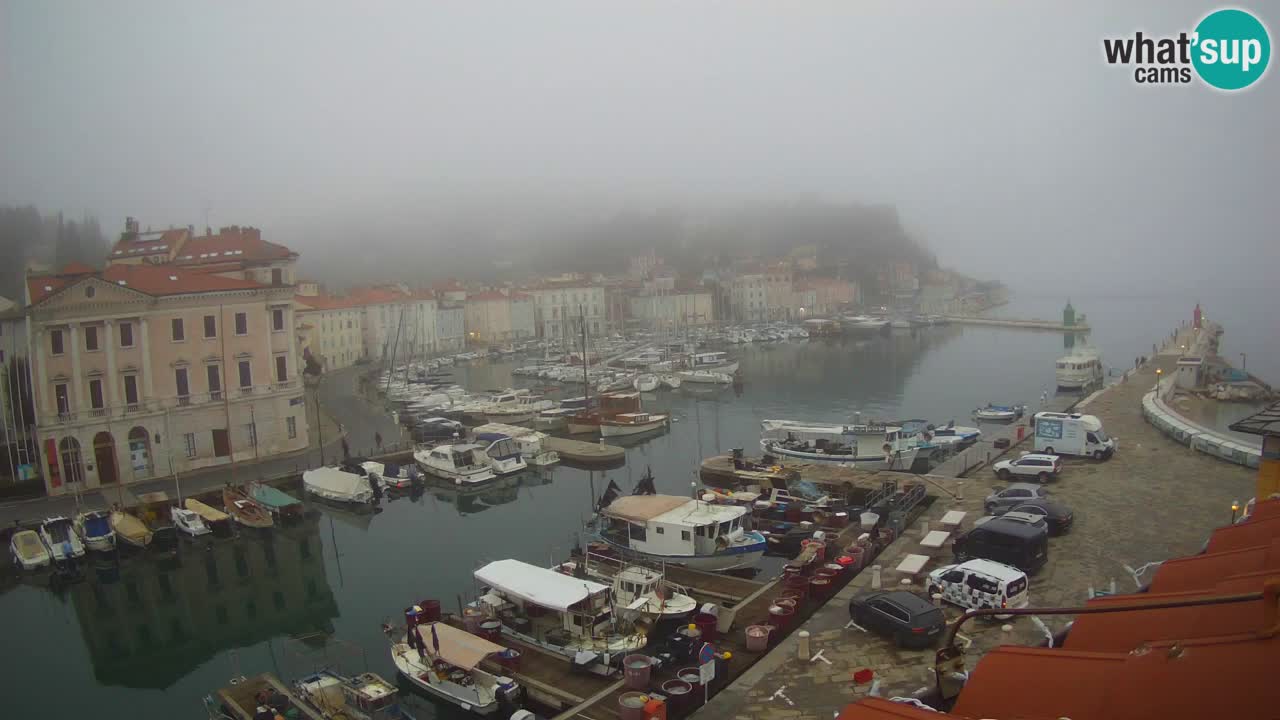 Live webcam from Piran “Mandrač” – Amazing live view from Villa Piranesi