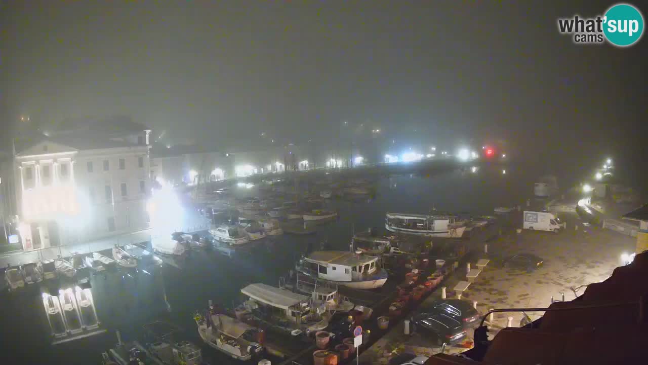 Live webcam da Pirano “Mandrač” – Splendida vista live da Villa Piranesi