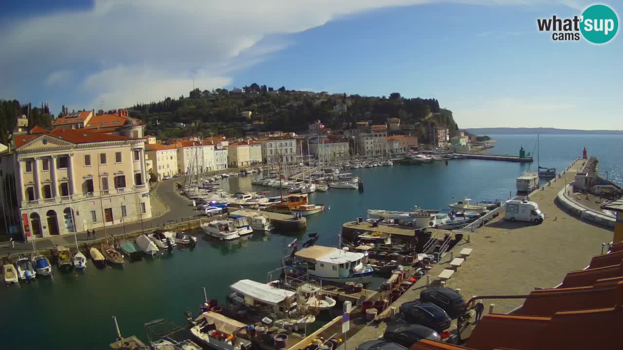 Cámara web en vivo desde Piran “Mandrač” – Increíble vista en vivo desde Villa Piranesi