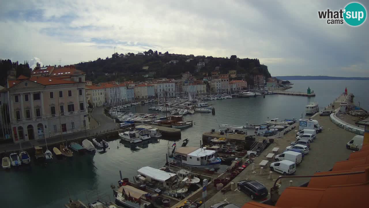 Cámara web en vivo desde Piran “Mandrač” – Increíble vista en vivo desde Villa Piranesi