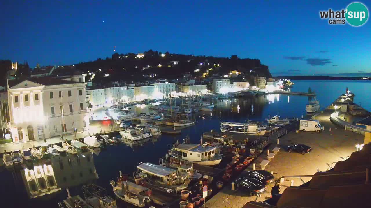 Live webcam da Pirano “Mandrač” – Splendida vista live da Villa Piranesi