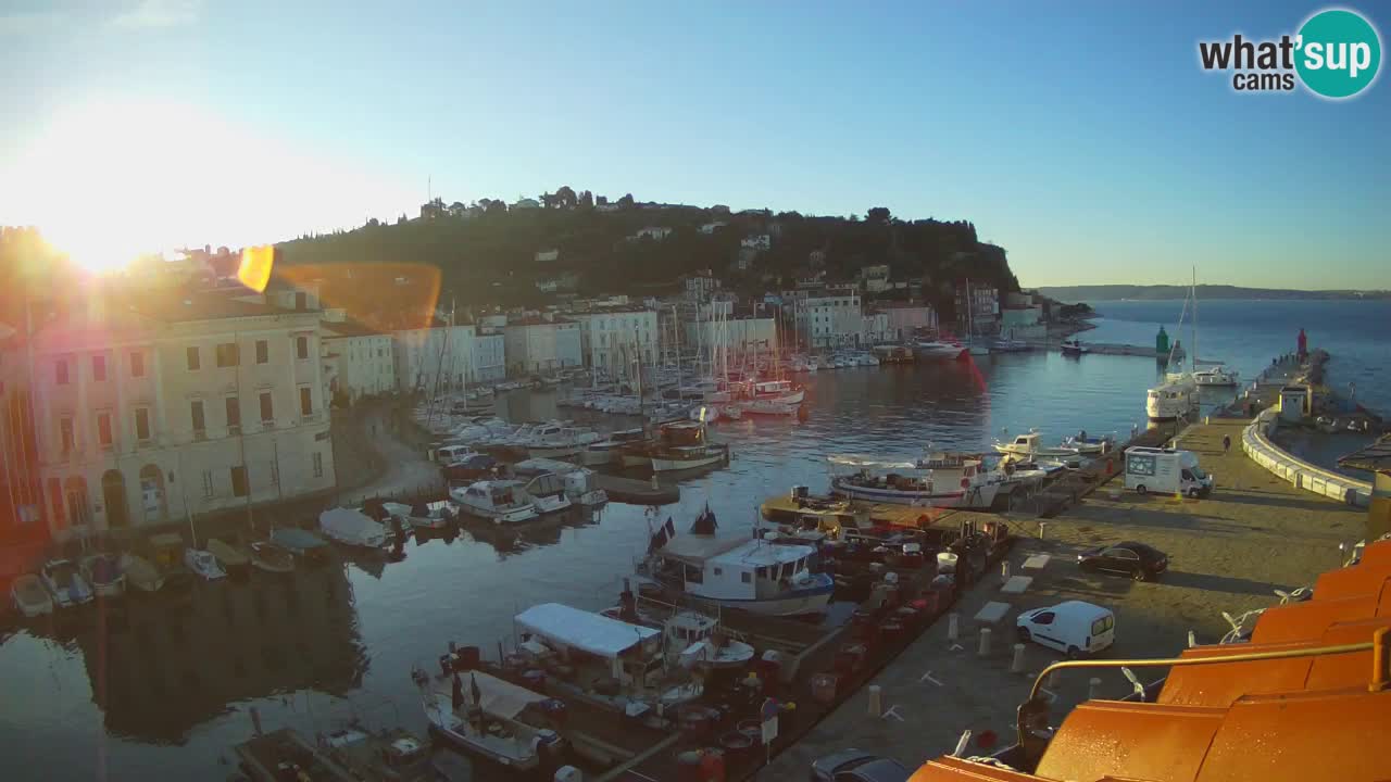 Web kamera uživo iz Pirana “Mandrač” – Nevjerojatan pogled uživo iz Ville Piranesi