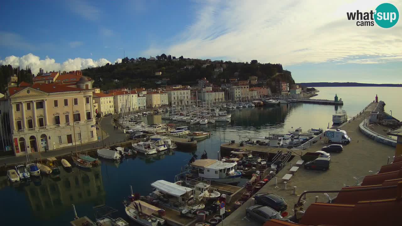 Cámara web en vivo desde Piran “Mandrač” – Increíble vista en vivo desde Villa Piranesi