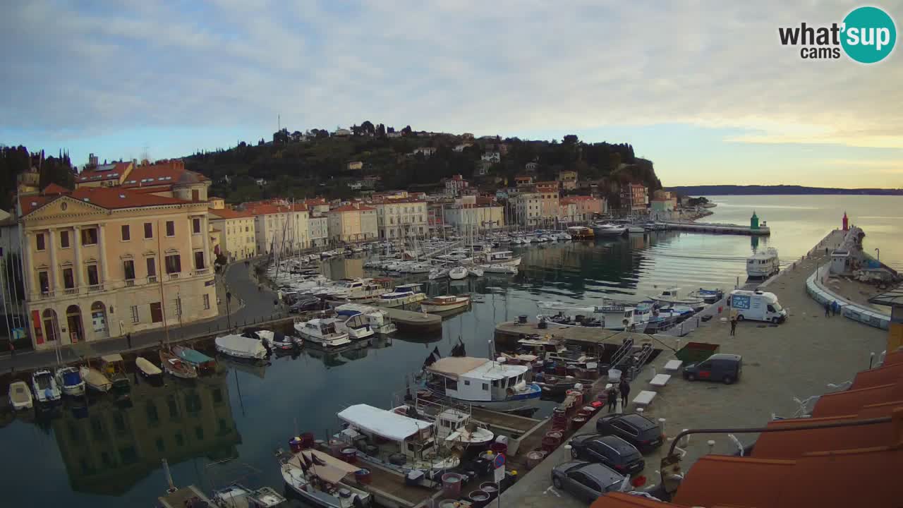 Cámara web en vivo desde Piran “Mandrač” – Increíble vista en vivo desde Villa Piranesi