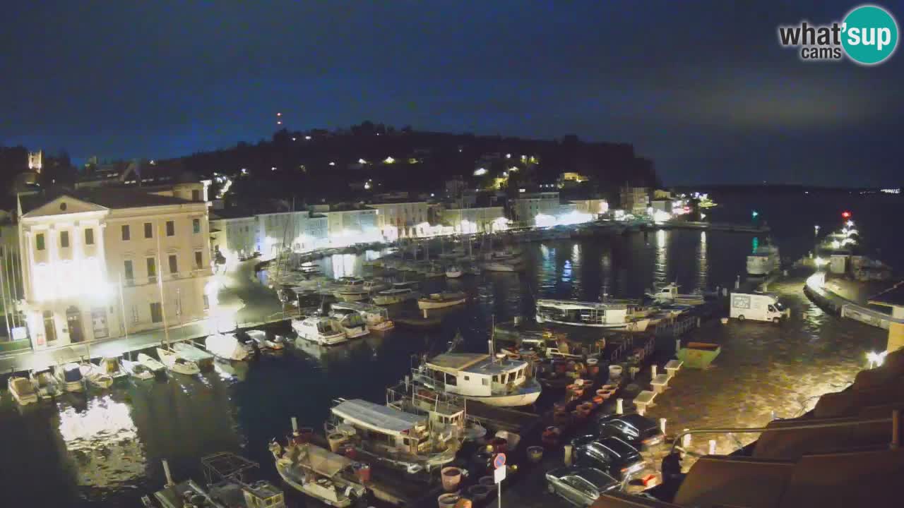 Live-Webcam aus Piran “Mandrač” – Erstaunliche Live-Ansicht von Villa Piranesi