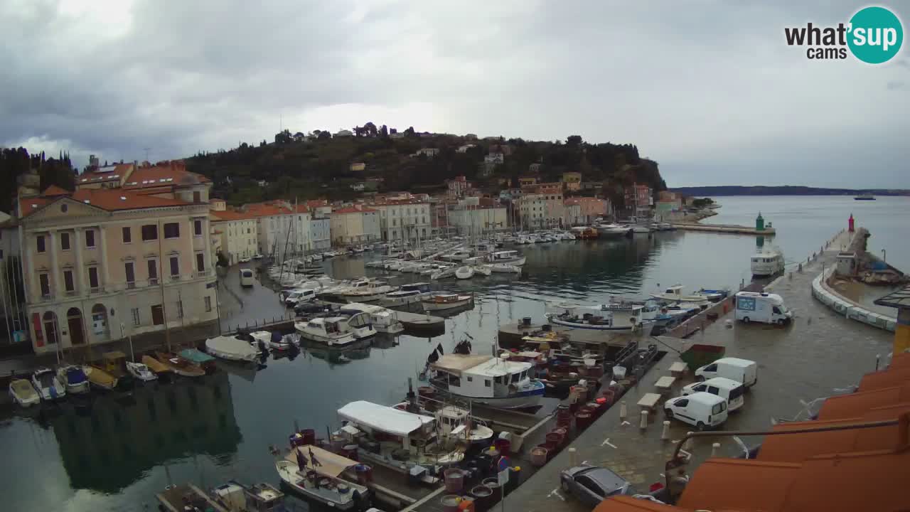 Cámara web en vivo desde Piran “Mandrač” – Increíble vista en vivo desde Villa Piranesi