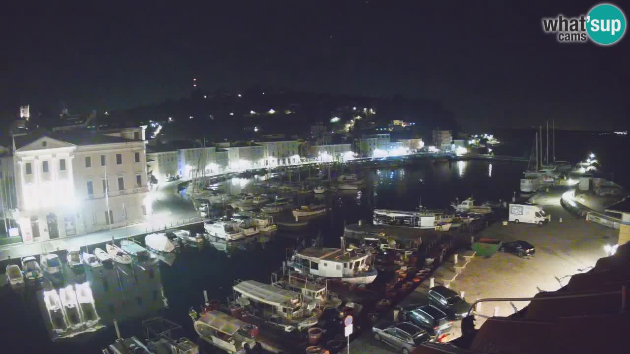 Live webcam da Pirano “Mandrač” – Splendida vista live da Villa Piranesi