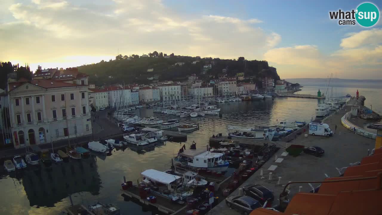 Web kamera uživo iz Pirana “Mandrač” – Nevjerojatan pogled uživo iz Ville Piranesi