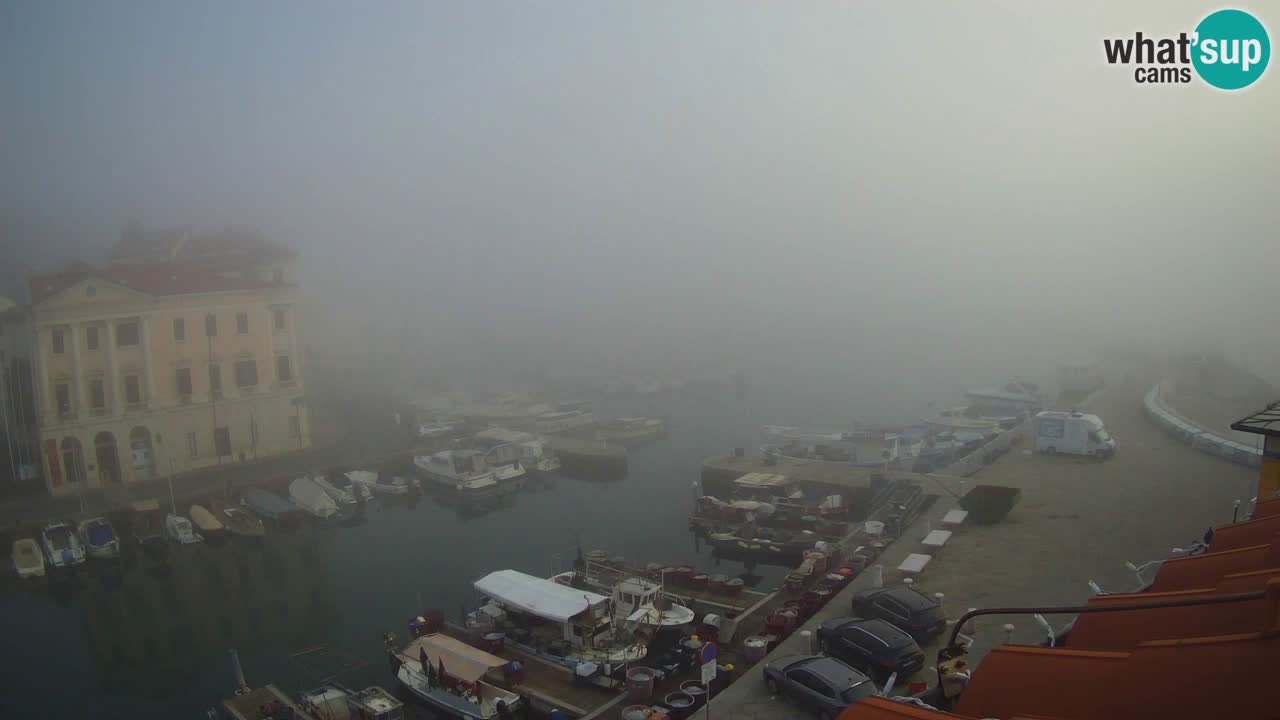 Live-Webcam aus Piran “Mandrač” – Erstaunliche Live-Ansicht von Villa Piranesi