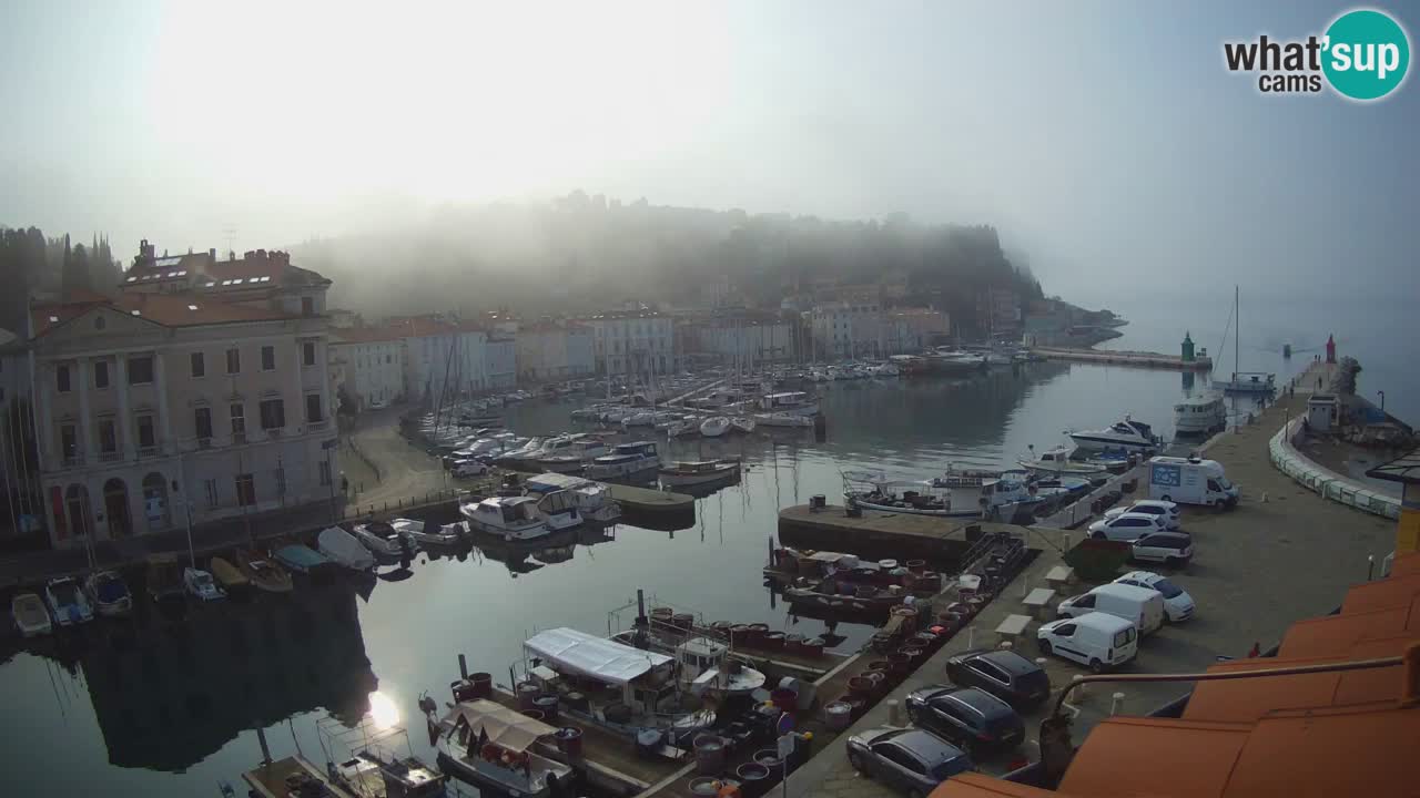 Cámara web en vivo desde Piran “Mandrač” – Increíble vista en vivo desde Villa Piranesi