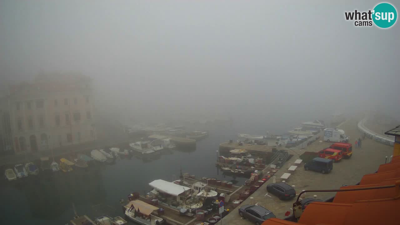 Webcam en direct de Piran « Mandrač » – Incroyable vue en direct de la Villa Piranesi