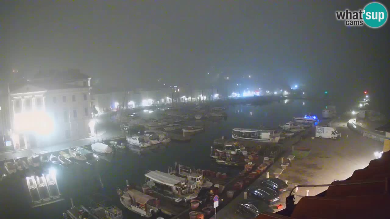 Webcam en direct de Piran « Mandrač » – Incroyable vue en direct de la Villa Piranesi