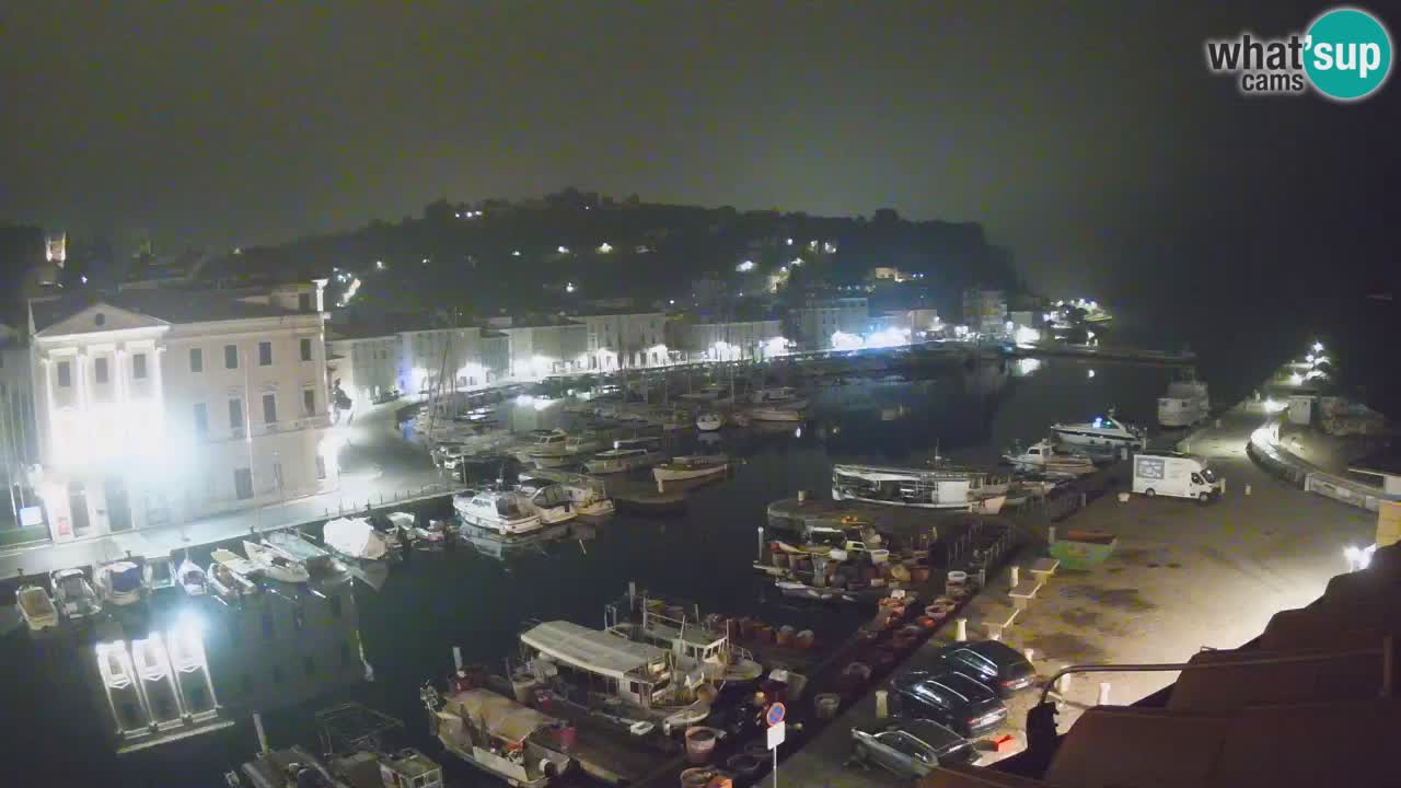 Live webcam da Pirano “Mandrač” – Splendida vista live da Villa Piranesi