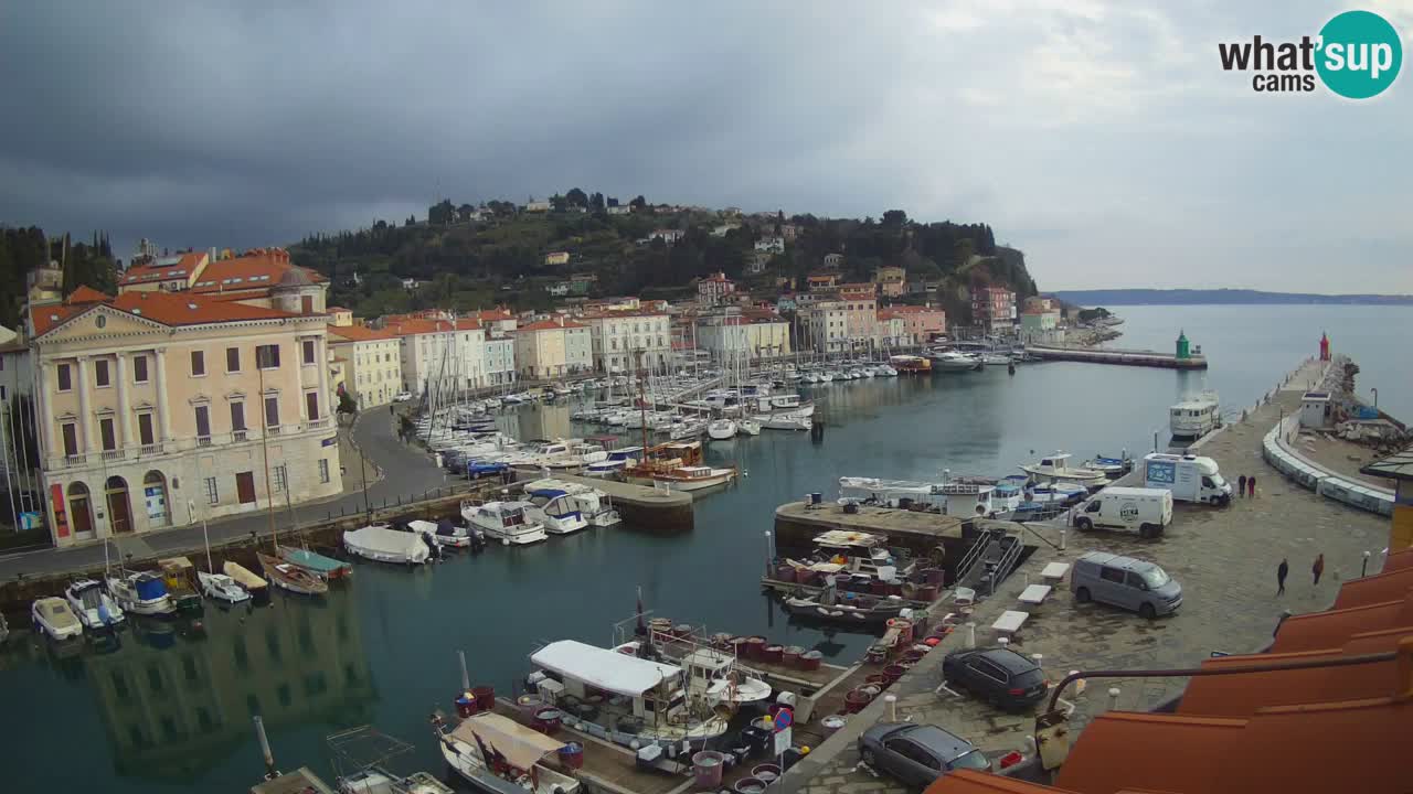 Live webcam from Piran “Mandrač” – Amazing live view from Villa Piranesi