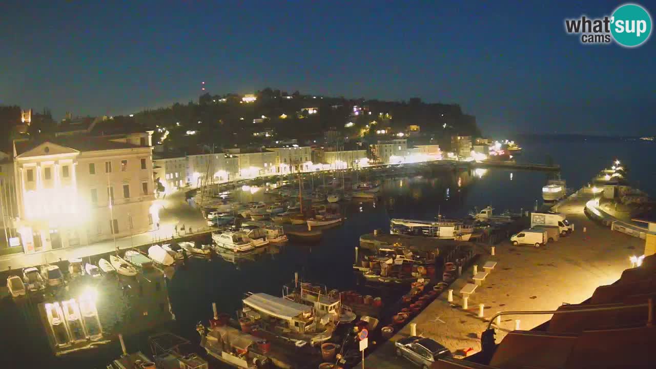Live-Webcam aus Piran “Mandrač” – Erstaunliche Live-Ansicht von Villa Piranesi