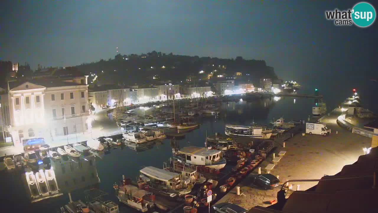 Live-Webcam aus Piran “Mandrač” – Erstaunliche Live-Ansicht von Villa Piranesi