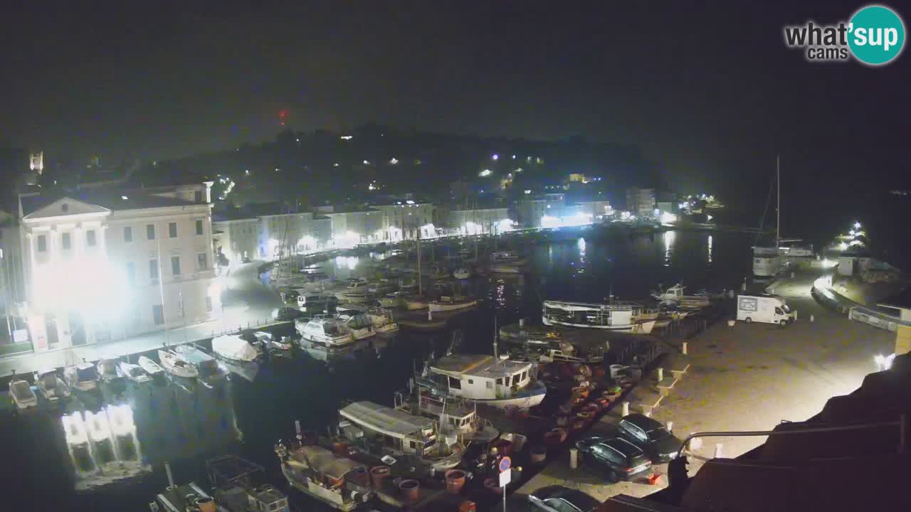 Live webcam da Pirano “Mandrač” – Splendida vista live da Villa Piranesi