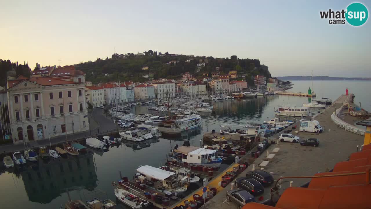Cámara web en vivo desde Piran “Mandrač” – Increíble vista en vivo desde Villa Piranesi
