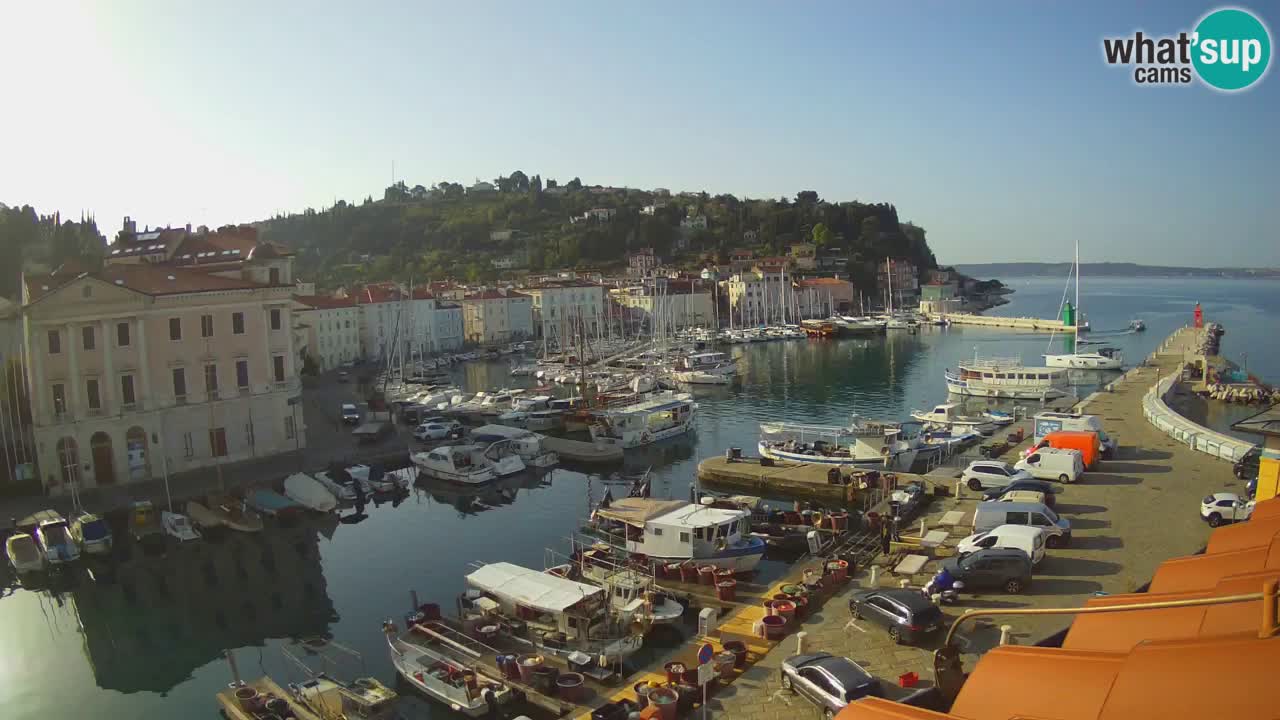 Live webcam from Piran “Mandrač” – Amazing live view from Villa Piranesi