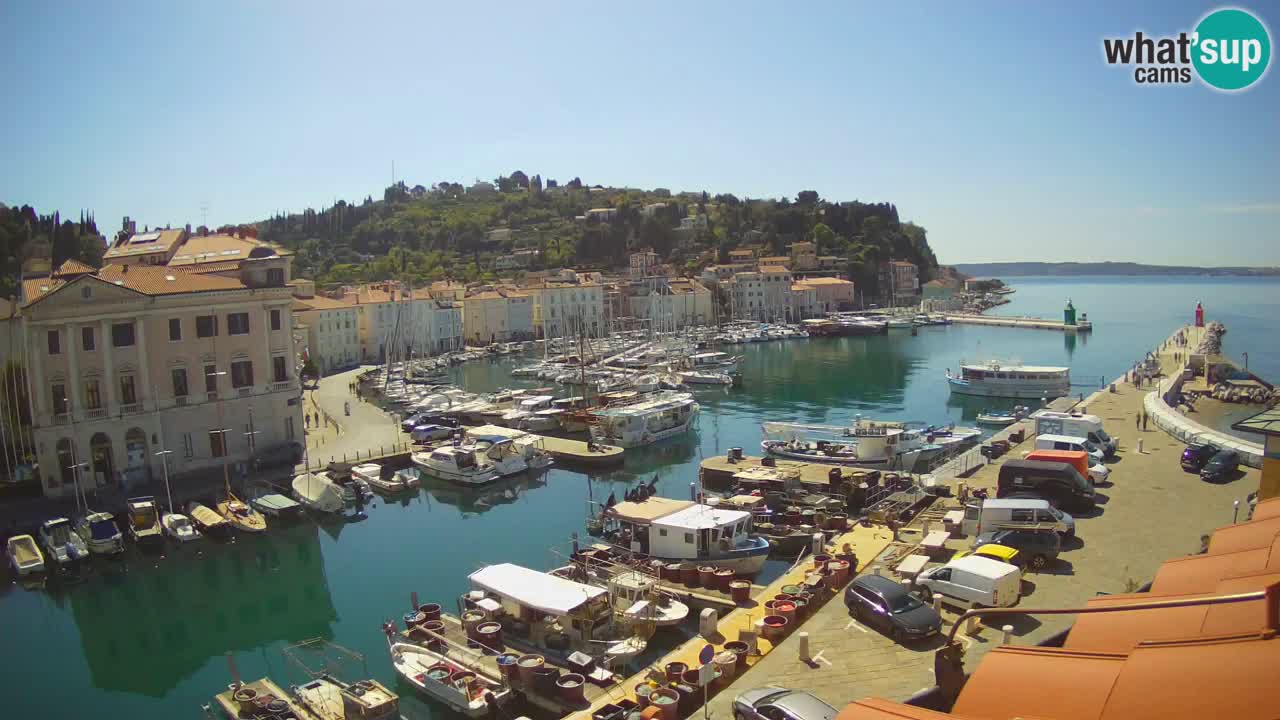 Live-Webcam aus Piran “Mandrač” – Erstaunliche Live-Ansicht von Villa Piranesi