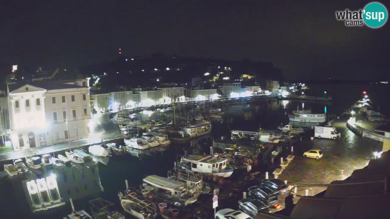 Webcam en direct de Piran “Mandrač” – Incroyable vue en direct de la Villa Piranesi