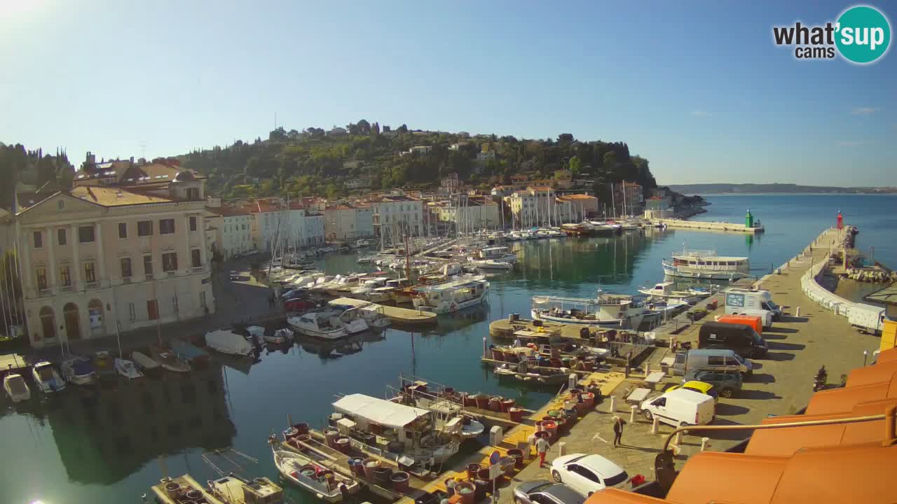 Cámara web en vivo desde Piran “Mandrač” – Increíble vista en vivo desde Villa Piranesi