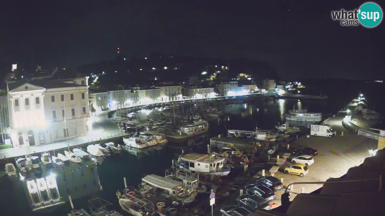 Live webcam da Pirano “Mandrač” – Splendida vista live da Villa Piranesi