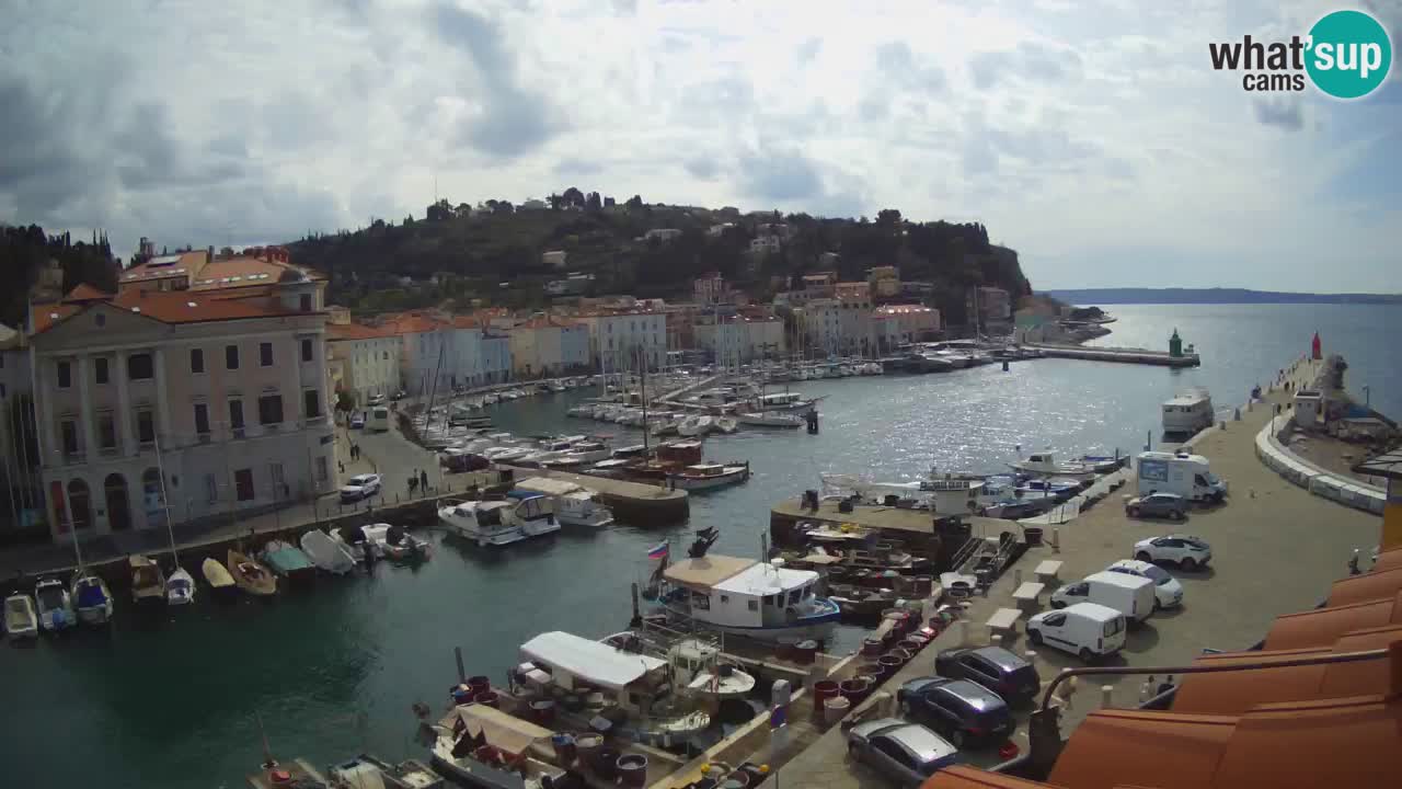Live webcam from Piran “Mandrač” – Amazing live view from Villa Piranesi