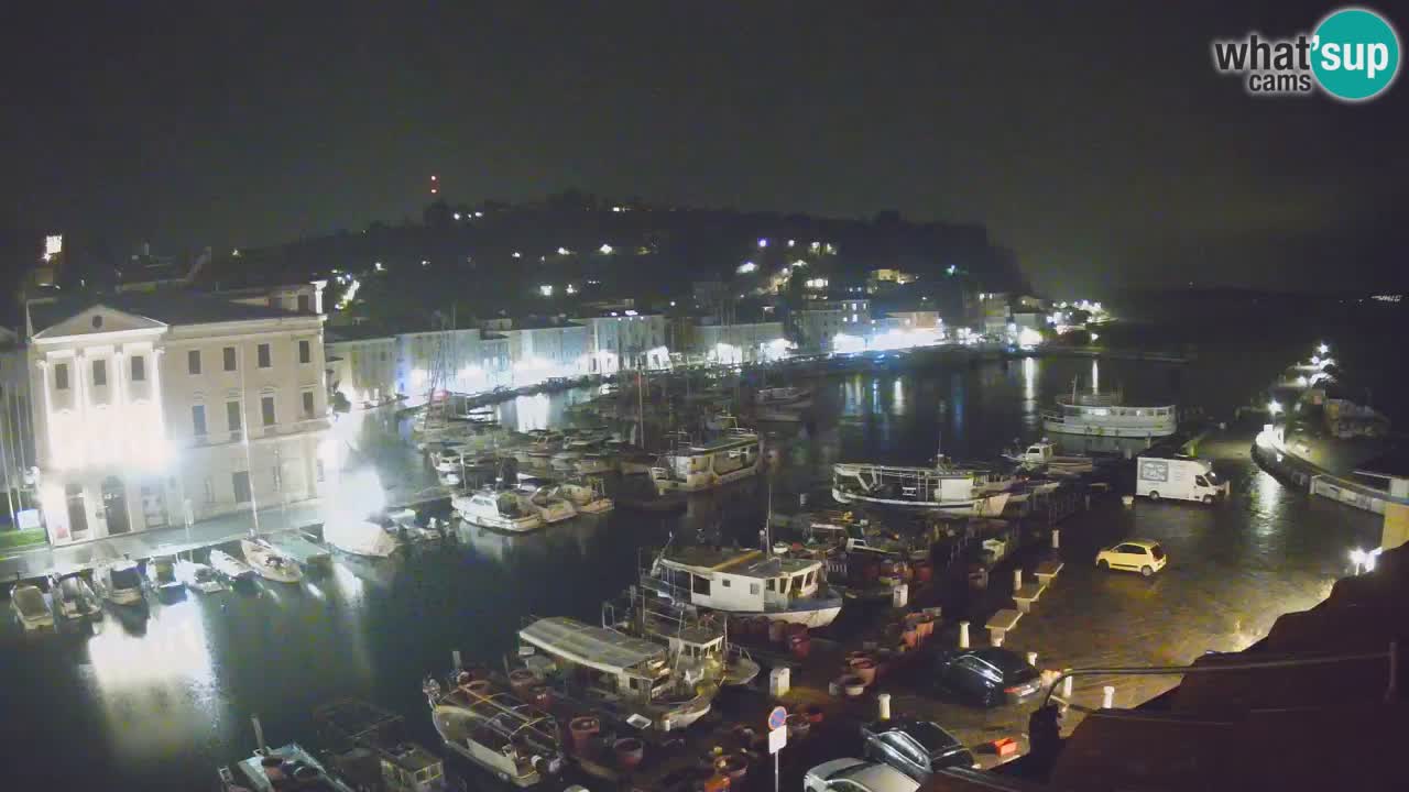 Live webcam da Pirano “Mandrač” – Splendida vista live da Villa Piranesi