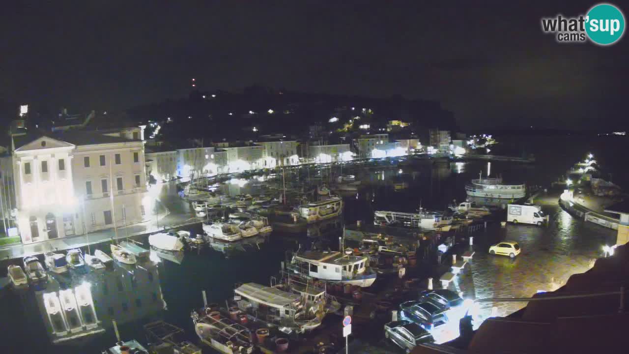 Live webcam da Pirano “Mandrač” – Splendida vista live da Villa Piranesi