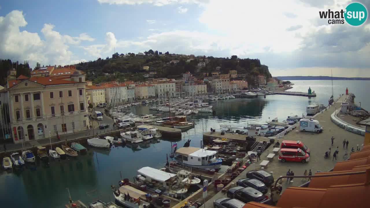 Live webcam from Piran “Mandrač” – Amazing live view from Villa Piranesi