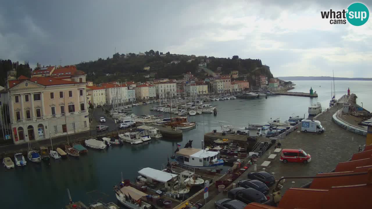 Live webcam from Piran “Mandrač” – Amazing live view from Villa Piranesi