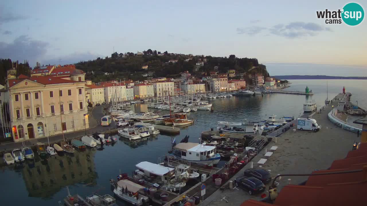 Live webcam from Piran “Mandrač” – Amazing live view from Villa Piranesi