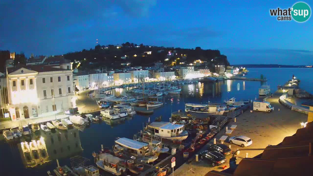 Live webcam from Piran “Mandrač” – Amazing live view from Villa Piranesi