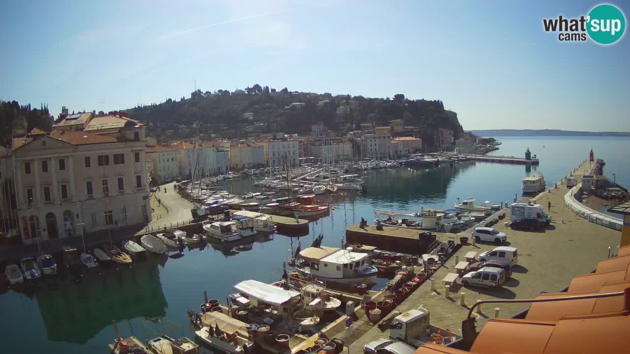 Live webcam from Piran “Mandrač” – Amazing live view from Villa Piranesi
