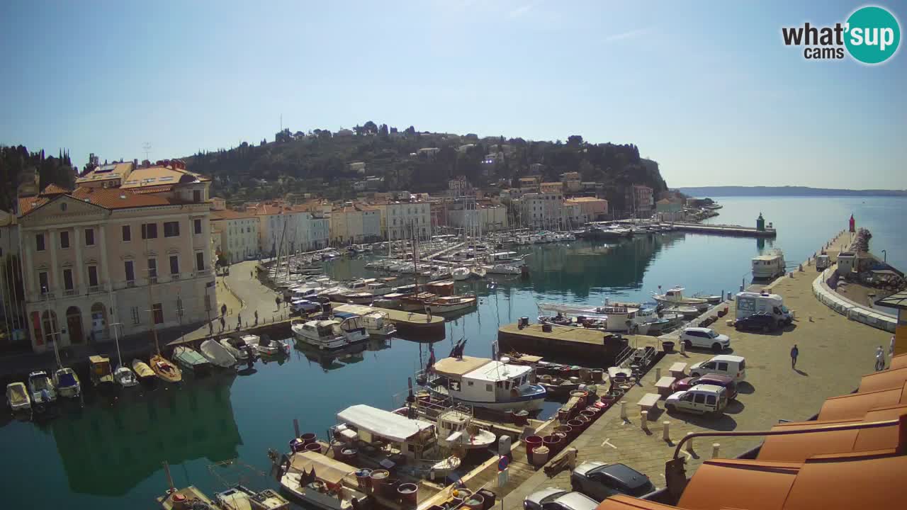 Live webcam from Piran “Mandrač” – Amazing live view from Villa Piranesi