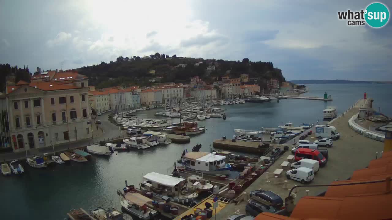 Live webcam from Piran “Mandrač” – Amazing live view from Villa Piranesi
