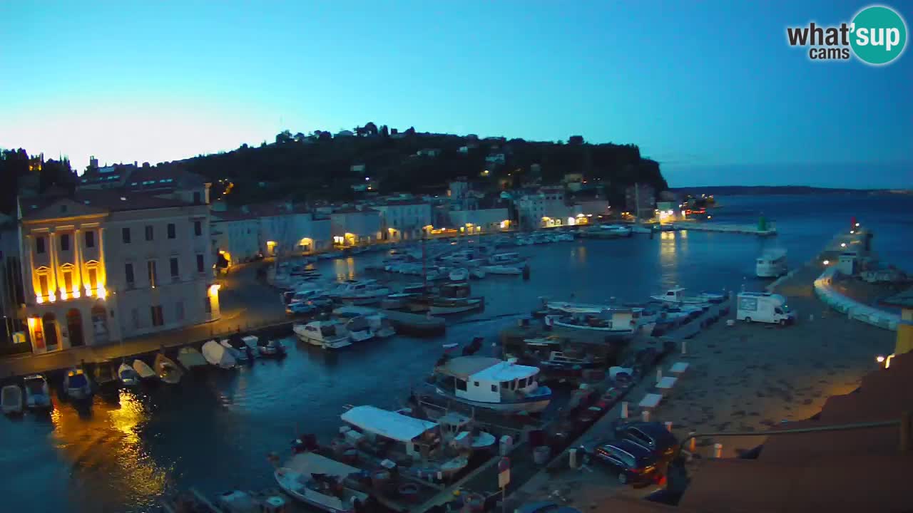 Live webcam from Piran “Mandrač” – Amazing live view from Villa Piranesi