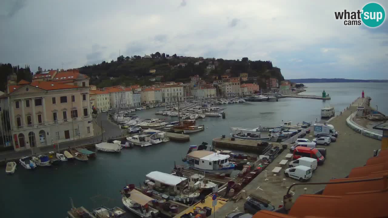 Live webcam from Piran “Mandrač” – Amazing live view from Villa Piranesi