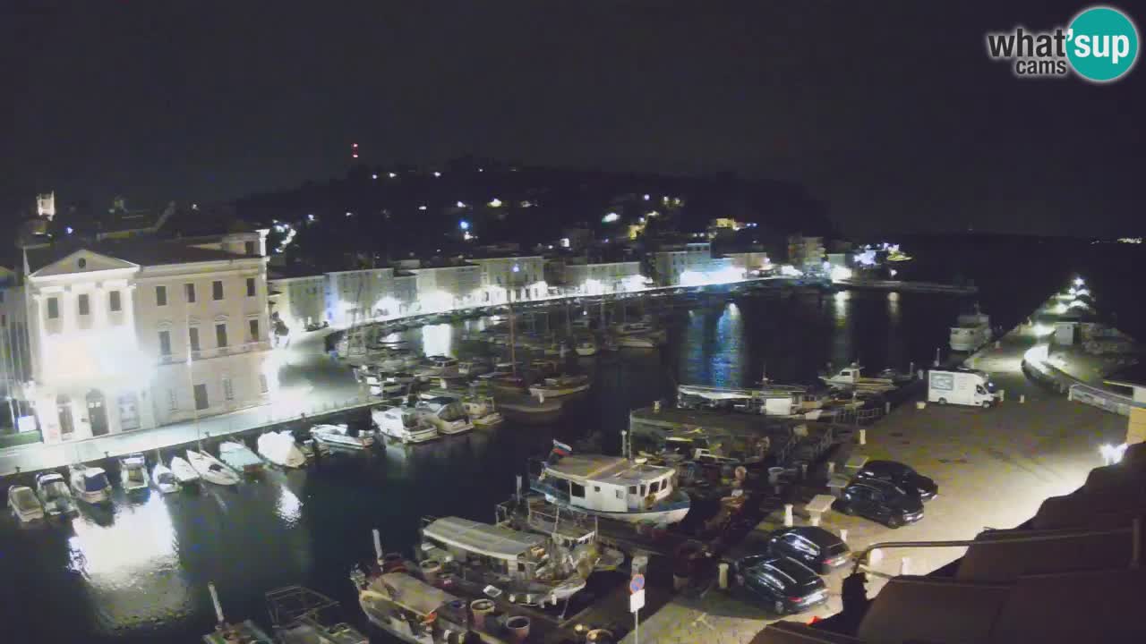 Live webcam da Pirano “Mandrač” – Splendida vista live da Villa Piranesi