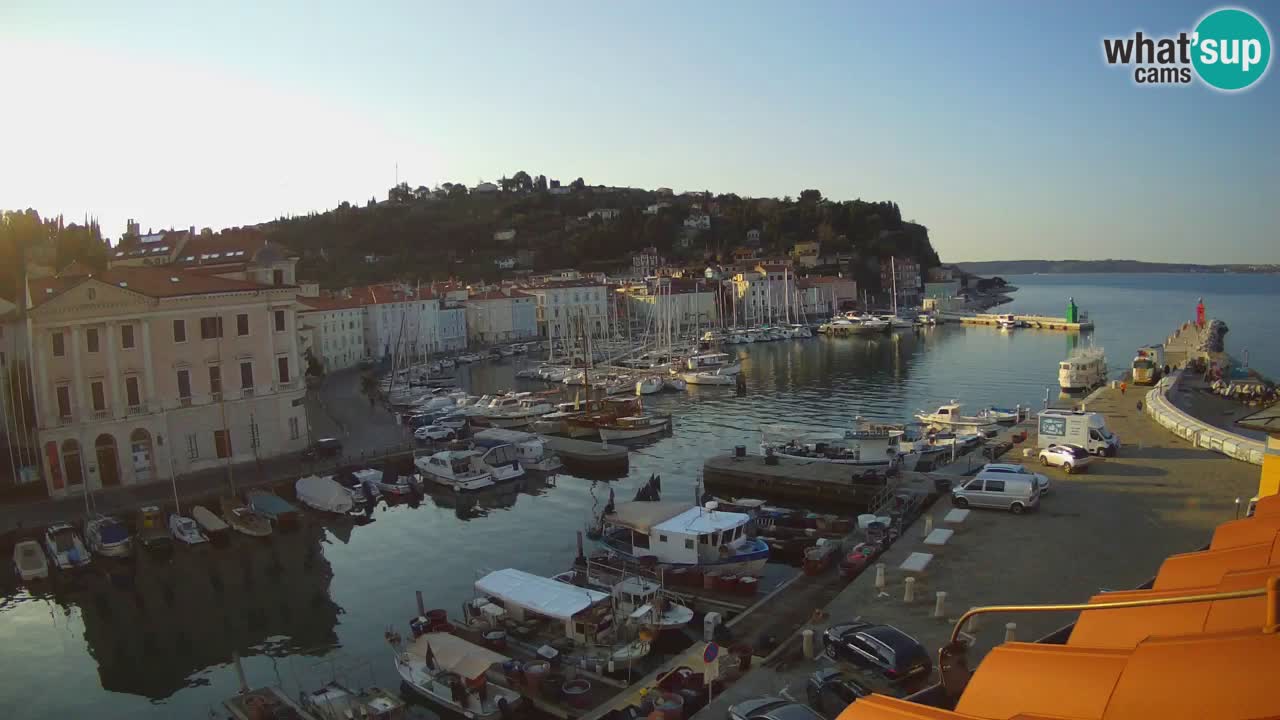 Live webcam from Piran “Mandrač” – Amazing live view from Villa Piranesi