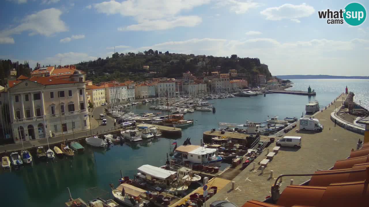 Cámara web en vivo desde Piran “Mandrač” – Increíble vista en vivo desde Villa Piranesi