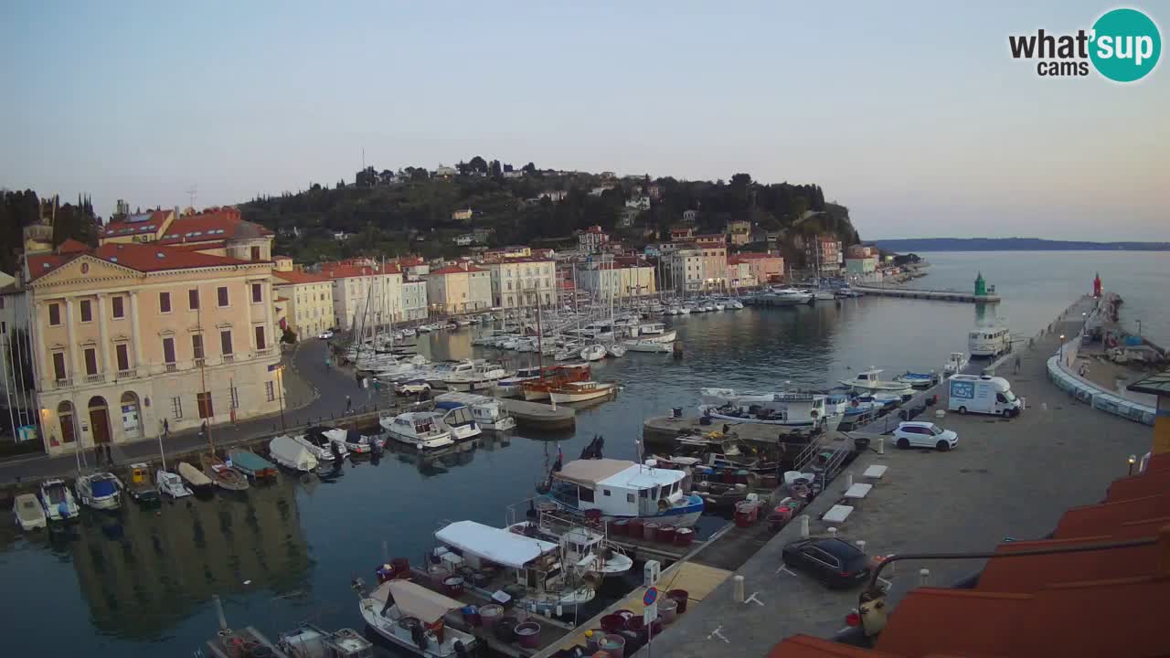 Live webcam from Piran “Mandrač” – Amazing live view from Villa Piranesi