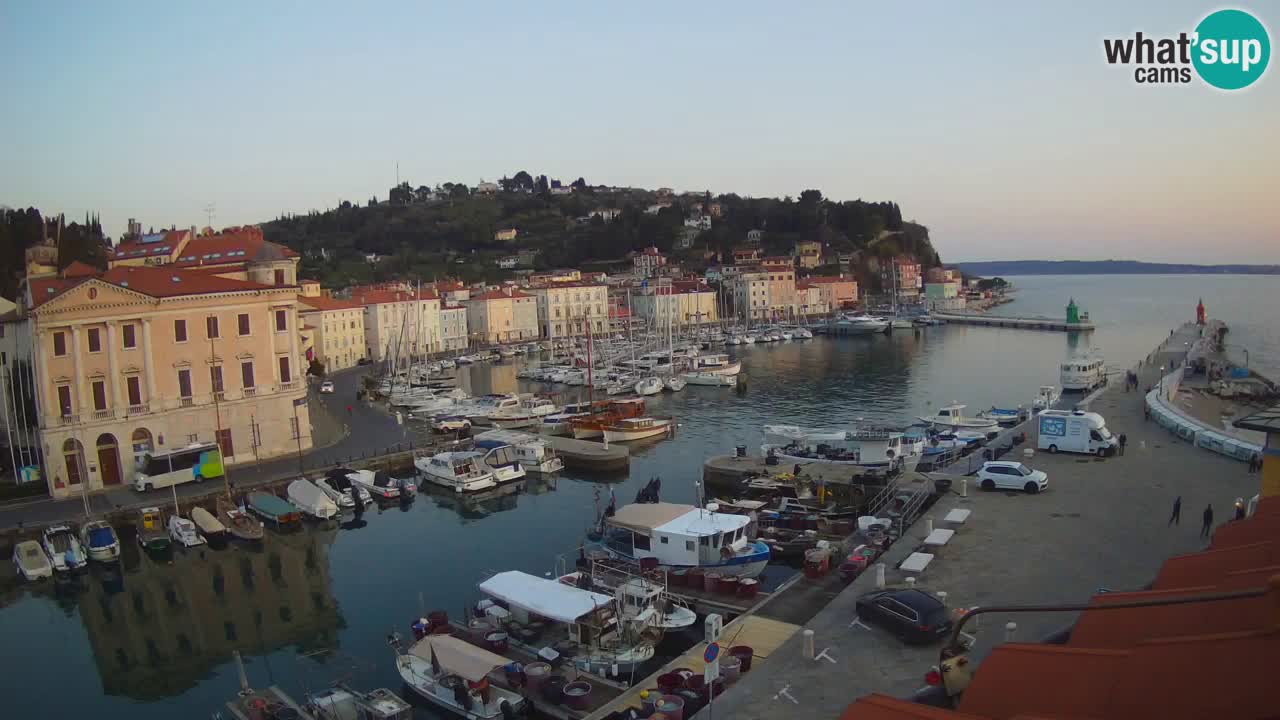 Live-Webcam aus Piran “Mandrač” – Erstaunliche Live-Ansicht von Villa Piranesi