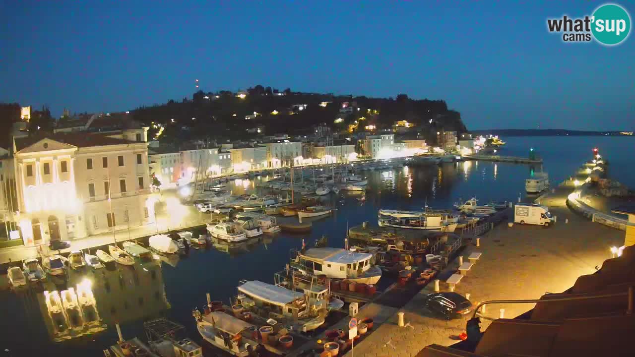 Cámara web en vivo desde Piran “Mandrač” – Increíble vista en vivo desde Villa Piranesi