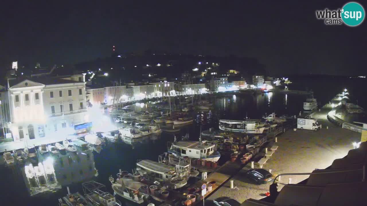 Live webcam da Pirano “Mandrač” – Splendida vista live da Villa Piranesi